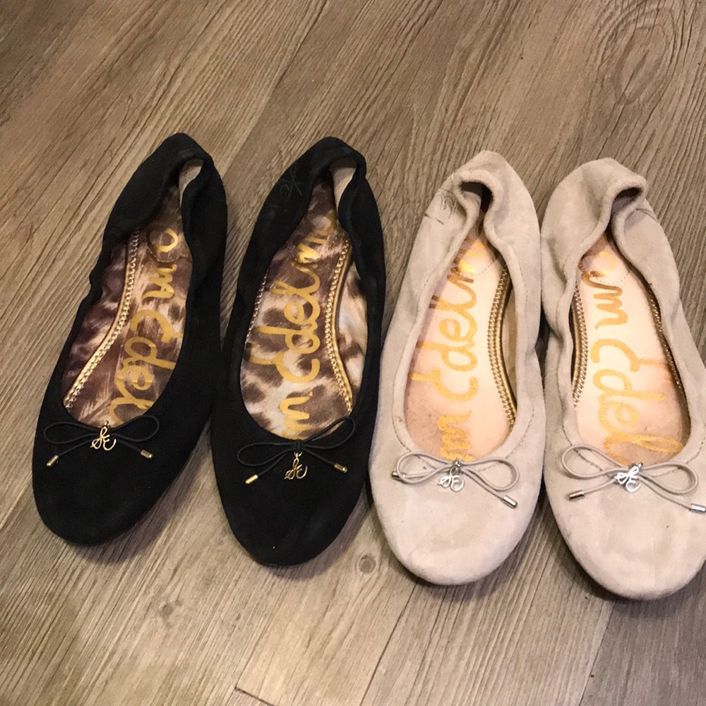 Sam Edelman suede ballet flats